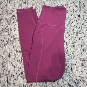 Align High-Rise Pant with Pockets 25" in Washed Mauve size 6